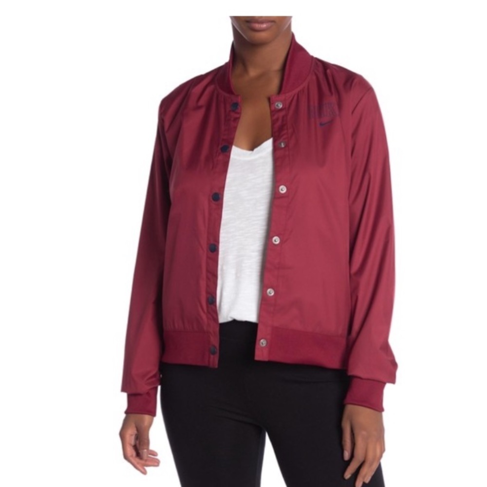 Nike Team Red Varsity Bomber Jacket Medium